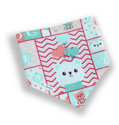 Bandana ursinha corações