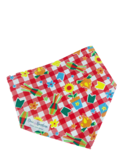 Bandana junina xadrez vermelho