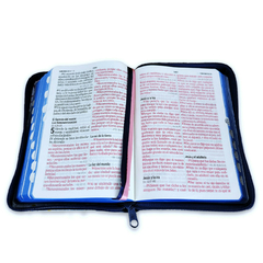 Biblia RVR 04 simil cuero flores c/cierre e índice - comprar online