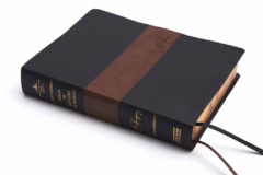 Biblia de estudio Spurgeon simil piel