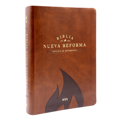 Biblia de estudio NVI Nueva Reforma simil piel