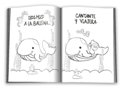 Imagen de Animales que Dios creó Libro para colorear