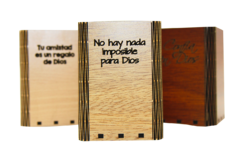 Lapicero curvo de madera