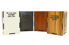 Lapicero recto de madera