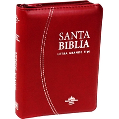Biblia RVR 04 simil piel con cierre LG