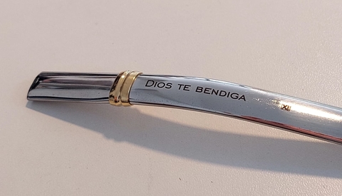 Bombilla de acero grabado laser