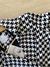 Casaco Poliana Pied Poule | Lã Trançada - Esplêndida Looks