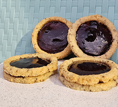Cookies Vegan rellenas de Mermelada x 2 uni