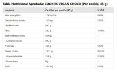 Cookies Vegan de Chocolate x 2 uni - comprar online