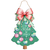 NATAL DECOR HOME NATAL - ADEREÇO DE PORTA - ÁRVORE VERDE - 21,5X41,5CM - comprar online