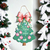 NATAL DECOR HOME NATAL - ADEREÇO DE PORTA - ÁRVORE VERDE - 21,5X41,5CM