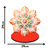 DECORATICO DE MESA - GINGER CRISTAL DE GELO COM PEDESTAL- 12X12X5,7CM na internet