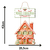 DECORATIVO DE PORTA - CASA GINGER - 21,5X42,7CM na internet