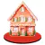 CASINHA COM PEDESTAL - 21X19X6CM na internet