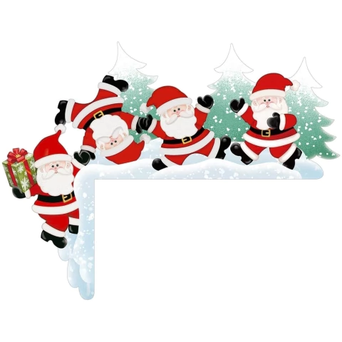 Placa Decorativa Cantoneira Porta lado Esquerdo 42x27cm