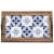 Bandeja MDF - Estampa De Azulejos - 14,5 X 29,5 Cm