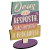 Decoração de mesa - Deus é a resposta - 17x25x6cm - comprar online