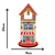 NATAL - DECOR HOME - DECORATIVO DE MESA- PAPAI NOEL -15,6X25X12CM na internet