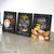 Kit Com 3 Placas Café 19 x 24 cm