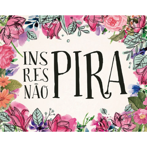 Placa Decorativa Em Mdf - Frase E Flores - 19 X 24 Cm