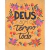 Placa Decorativa Em Mdf - Deus É Bom - 19 X 24 Cm