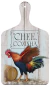 Placa Decorativa - Tábua de Corte Chef Da Cozinha - 19 x 33,5 Cm