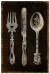 Placa Decorativa - Talheres- 22 x 33 Cm