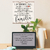 Placa Decorativa Em Mdf - Lembre-Se Aqui Mora O - 22 X 22 Cm na internet