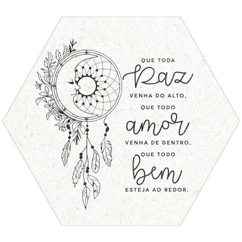 Placa Decorativa Em Mdf - Signos - Que Toda A - 25 X 22 Cm