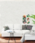 Kit Com 4 Placas Mood Tropical 19,5 x 19,5 / 21,5 x 59cm