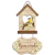 Placa Decorativa Mdf Casa De Passarinhos Bem-vindo 16x31cm - LITDecora