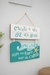 Placa Decorativa Em Mdf- Escute O Que Sua Alma Diz Praia Mar - LITDecora