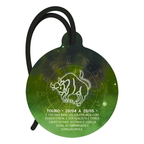 Tag Em Mdf - Signo Touro - 8 X 9 Cm