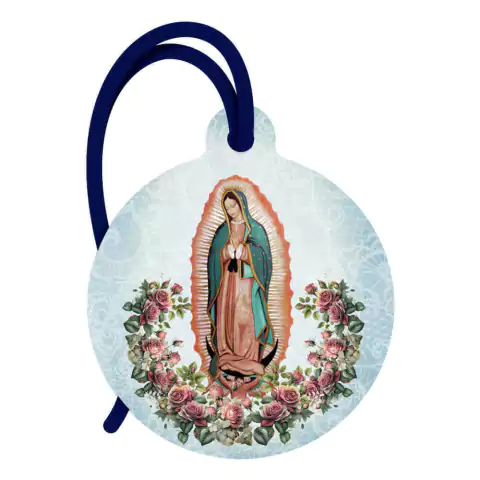 Tag Em Mdf - Nossa Senhora de Guadalupe - 8 X 9 Cm