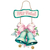 DECOR HOME NATAL - ADEREÇO DE PORTA - SINOS - 18X34CM na internet