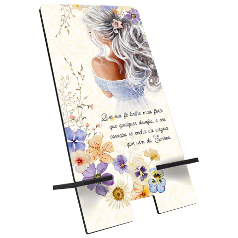 Porta-Celular - Presente Que Sua Fé - 9 x 18 x 8 Cm