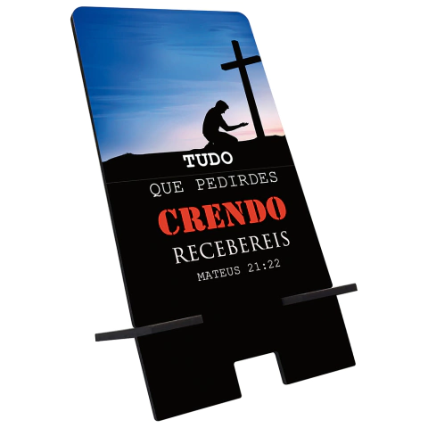 Porta-Celular - Presente Mateus 21:22 - 9 x 18 x 8 Cm