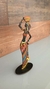 Decoração Para Mesa - Mulher Africana Negra Com Tigela Na Cabeça - 7,8 x 24,3 x 6cm - loja online