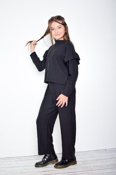 Conjunto de lanilla trenzado con volado art. 415 en internet