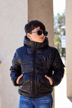 Imagen de Campera de abrigo camuflada con piel por dentro