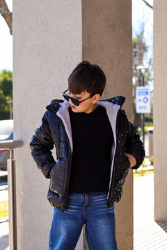 Campera de abrigo camuflada con piel por dentro