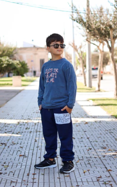Remera manga larga pre lavada de varon JUST en internet