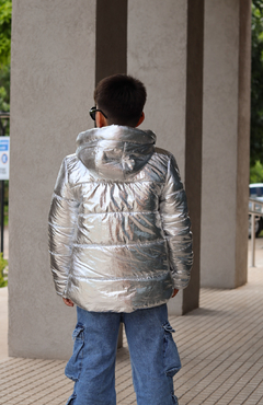 Campera en tela parachute abrigada con piel en colores de varon (MODELO UNISEX) - comprar online