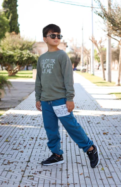 Remera manga larga pre lavada de varon JUST - Kids Store