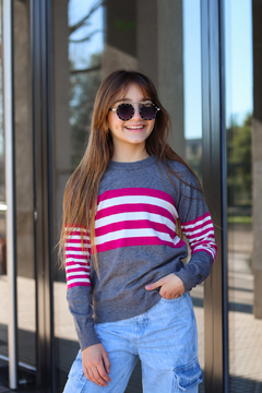 Sweater de hilo importado de nena (art.400) - Kids Store