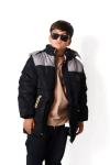 Campera IMPORTADA combinada de VARON con piel por dentro