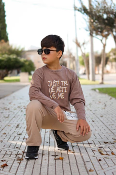 Remera manga larga pre lavada de varon JUST - tienda online