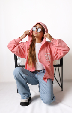 Campera de frisa LOVE de nena - tienda online