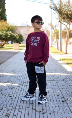 Remera manga larga pre lavada de varon JUST - Kids Store