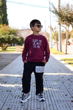 Imagen de Remera manga larga pre lavada de varon JUST